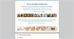 Desktop Screenshot of e-torredebabel.com